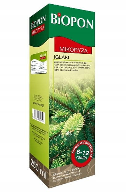 Biopon Mykorrhiza för barrträd 250 ml Ektomykorrhizavaccin för barrträd