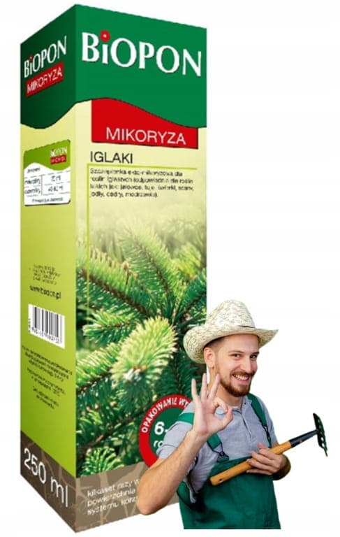 Biopon Mykorrhiza för barrträd 250 ml Ektomykorrhizavaccin för barrträd