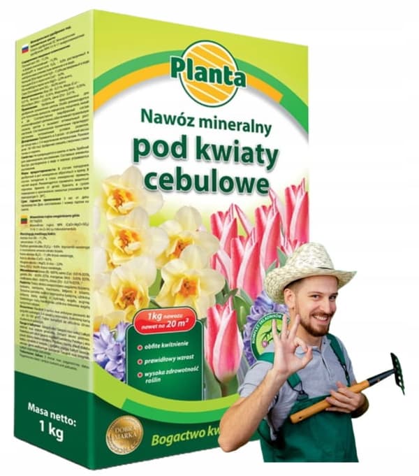 Mineralgødning til løgblomster 1 kg Intensiv og lang blomstring