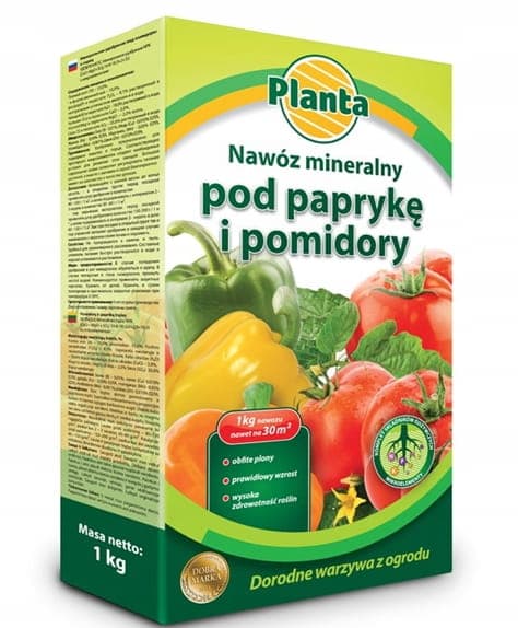 Mineralgödsel för paprika och tomater 1 kg rikliga skördar och hälsosam tillväxt