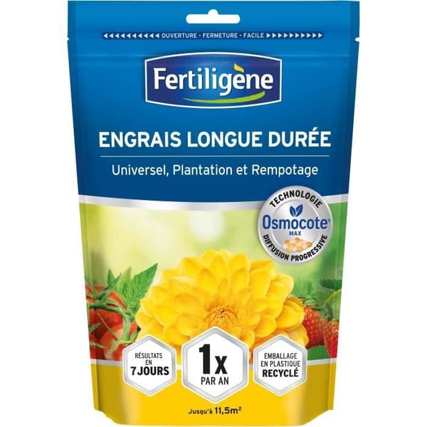 FERTILIGeNE - Långvarigt Osmocote max universalgödselmedel, plantering och omplantering 700 g