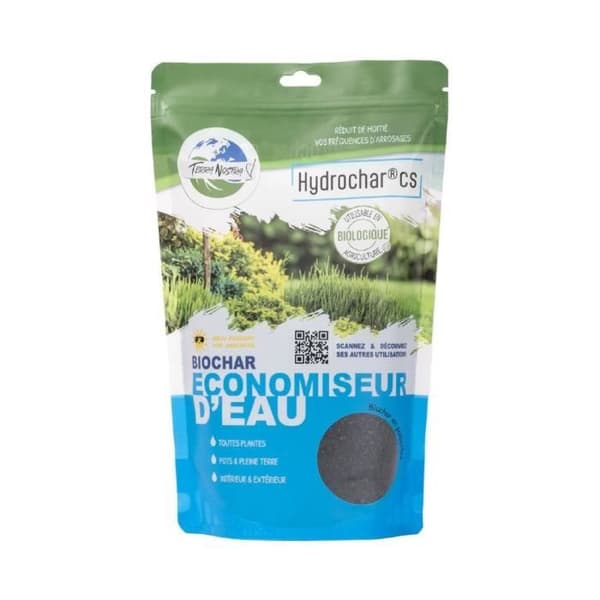 Hydrochar CS Vattenbehållare - TERRA NOSTRA - 162334 - Vattenbesparande för växter - 300g påse