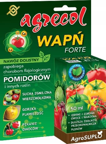 CALCIUM FORTE bladgødning til tomater, peberfrugter, grøntsager Agrecol 50 ml