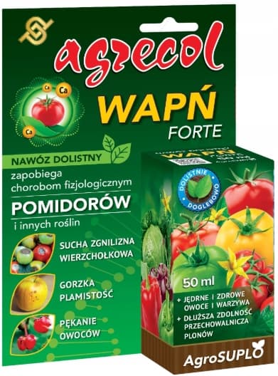 CALCIUM FORTE bladgødning til tomater, peberfrugter, grøntsager Agrecol 50 ml