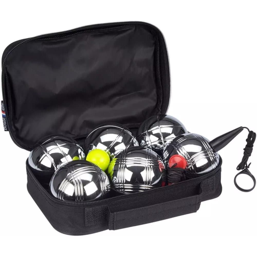 Get & Go Get & Go Boulespel set VI 6 kulor silver 52JV-CHR-Uni