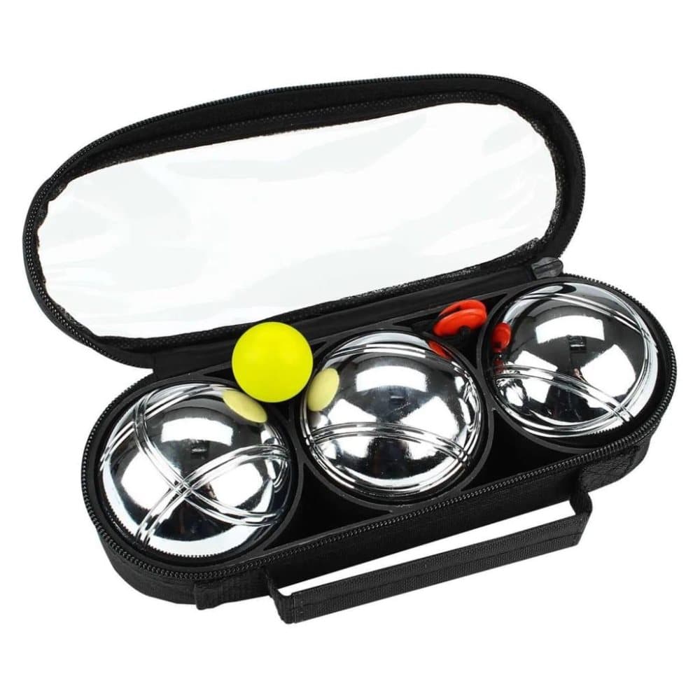 Get & Go Get & Go Boulespel set IV 3 kulor silver COD 52JP-COD-Uni