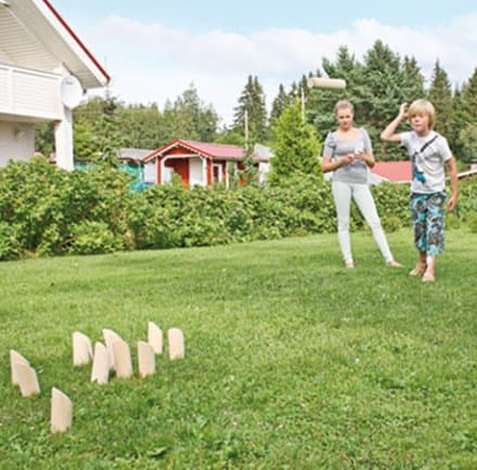Spill Mölkky i kartong