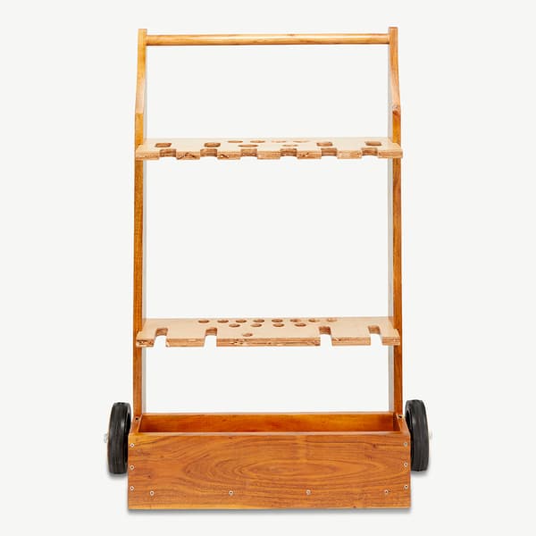 Uber krocketvagn trä
