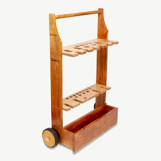 Uber krocketvagn trä