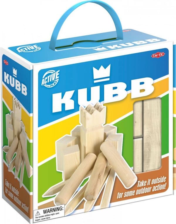Block in cardboard box with carrying handle