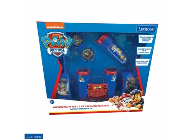 Lexibook Paw Patrol Chase Walkie-Talkies, Labb patrulje, 3 år, AAA