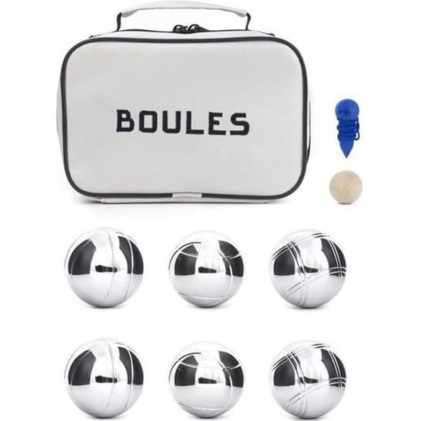 Set med petanquebollar - Ej specificerat - 6 bollar - Blandat - Vuxen - Perfekt för semester