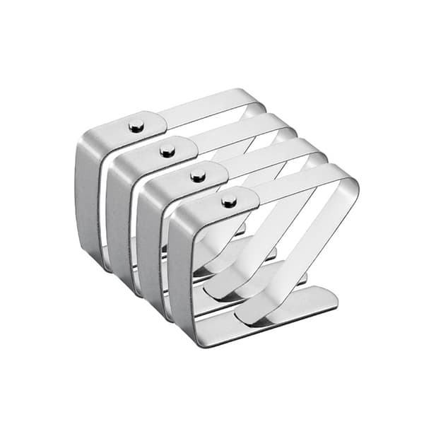 INF Dukklämmor / dukhållare 4-pack Silver