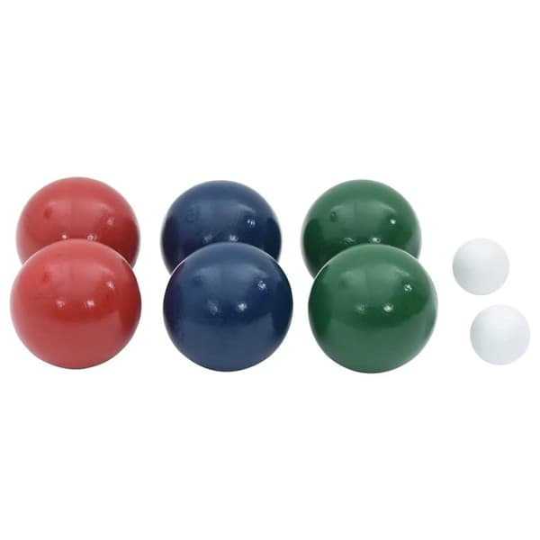 vidaXL 8-osainen Bocce pallosarja kantalaukulla täysi mänty