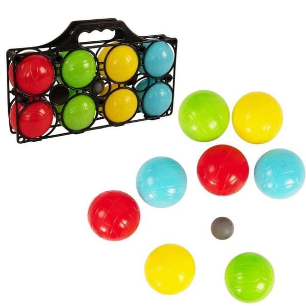 Korg med 8 plastkulor d72 med domkraft