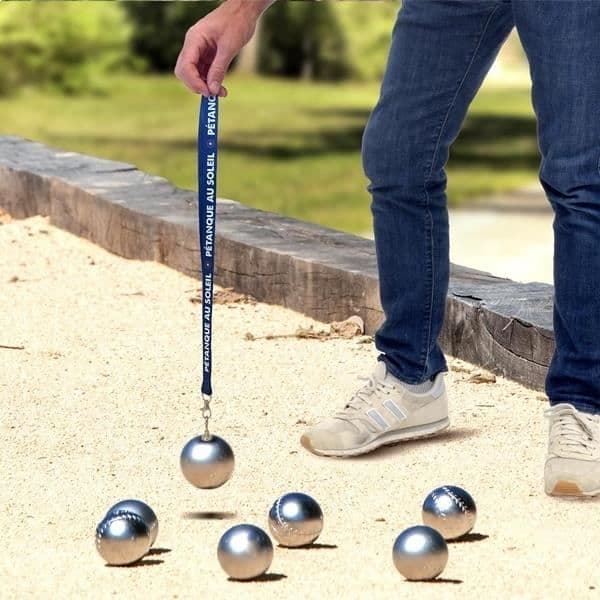 Bouleplockare för pétanque - Magnetisk - 90 cm - Metall och polyester - Praktiskt tillbehör - Unisex