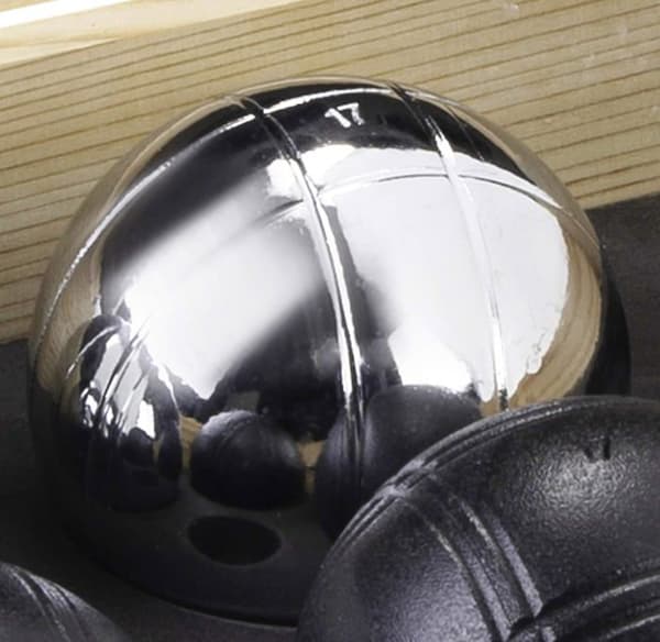 Lyxigt boulespel - Petanque - 6 boule - Trälåda - Vikt 720 Gr - Blandat