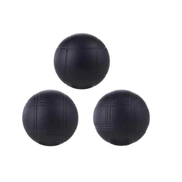 Boules de Pétanque - LAGUIOLE - Svart Utgåva - 6 Boular - Magnetisk Bollplockare - Transportväska