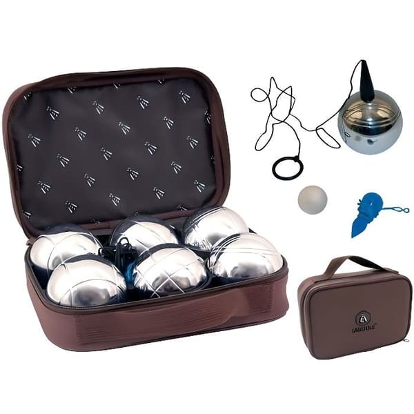 Spel med 6 boule-pétanque Laguiole - Krommet metall - Vuxen - Blandat - Pétanque