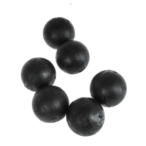 Tillbehör för pétanque 6 svarta mål plockbara - Obut