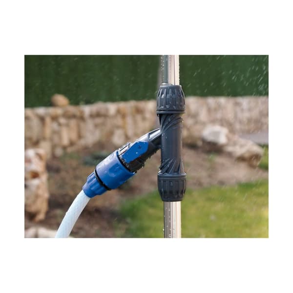 Duschmontering Aqua Control Blue Bird Trädgård - Hållbar trädgårdsdusch i blått för kontroll av vattenflödet.