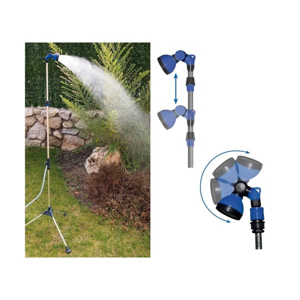 Duschmontering Aqua Control Blue Bird Trädgård - Hållbar trädgårdsdusch i blått för kontroll av vattenflödet.