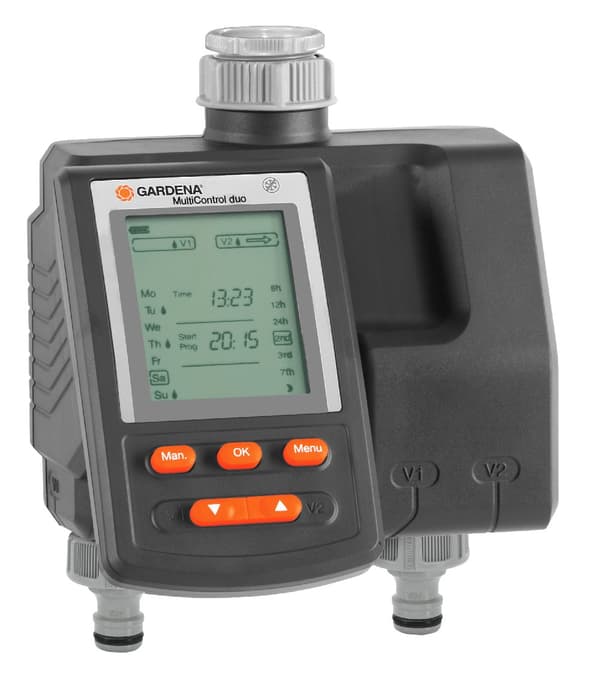Gardena MultiControl DUO PLUS Dual Output Digital Garden Water Timer