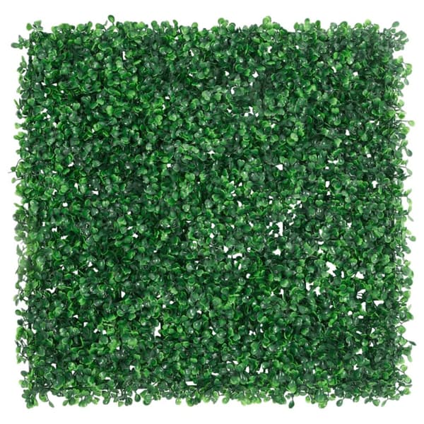vidaXL Konstväxt växtvägg 6 st grön 50x50 cm -  Gräsmatta & trädgård