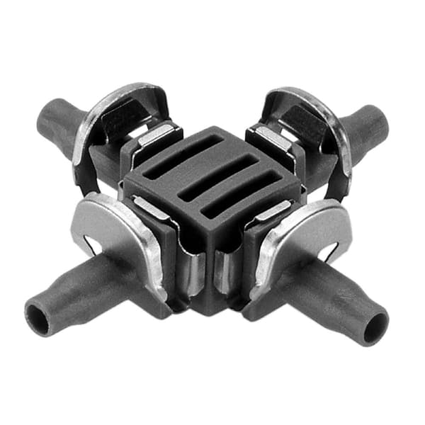 Gardena - GARDENA 4-Way Coupling 4.6 mm (3/16) - 4.6 mm (3/16)