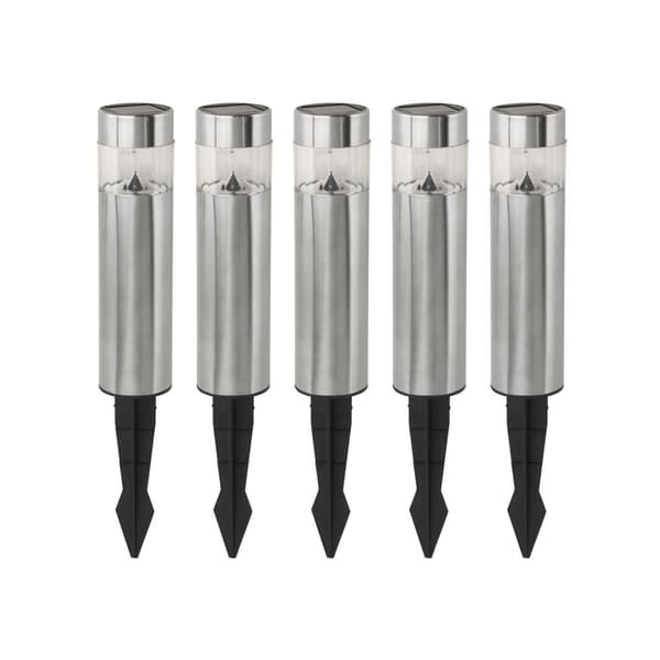 EGLO - Solar Set 5L H200 RS - Stainless Steel - 20 cm tall with a 10 cm spike Rostfritt stål