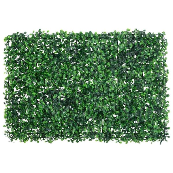 Konstväxt växtvägg 6 st grön 40x60 cm