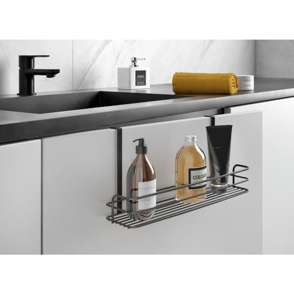 Metaltex Baderumsstativ 34x11x17 cm Sort
