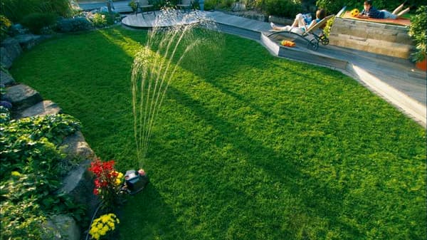 Gardena Comfort Mobil multijusterbar sprinkler AquaContour automatisk