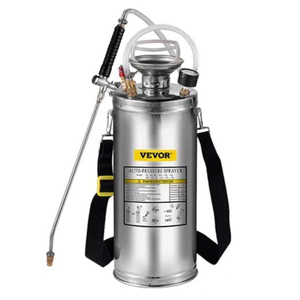 Tehoruisku - Käsikäyttöinen ruisku - 8L - 2 Gal - Ruostumaton teräs