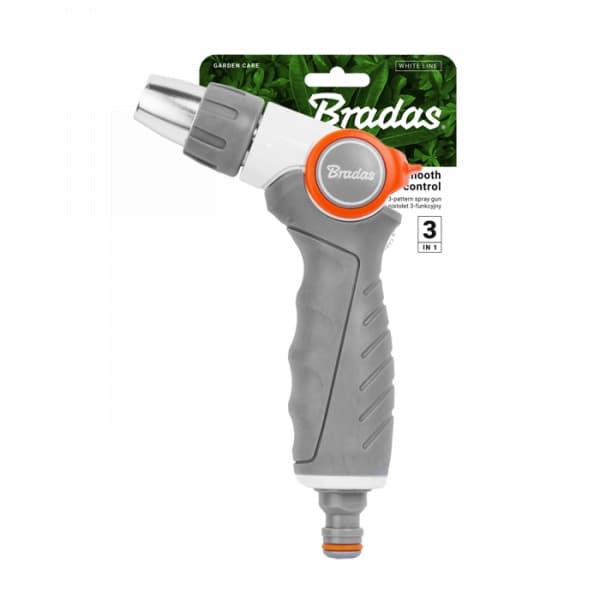 2 tuotteen paketti. WHITE LINE Adjustable metal spray gun SMOOTH CONTROL