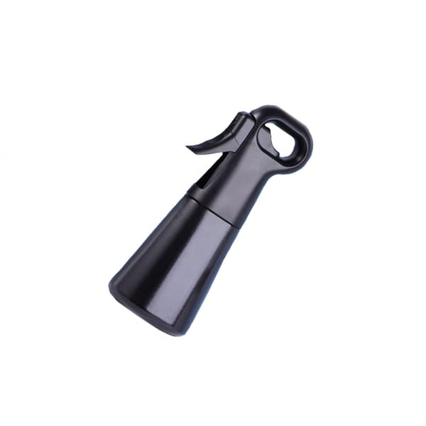 INF 300 ml svart sprayflaske - Kontinuerlig tåke for hår, hage og mer