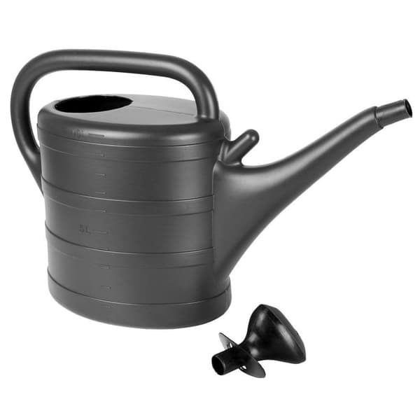 Klassisk trädgårdsvattenkanna, måttbägare, sil för vattning, strö växter, blommor, ljus, 10 l