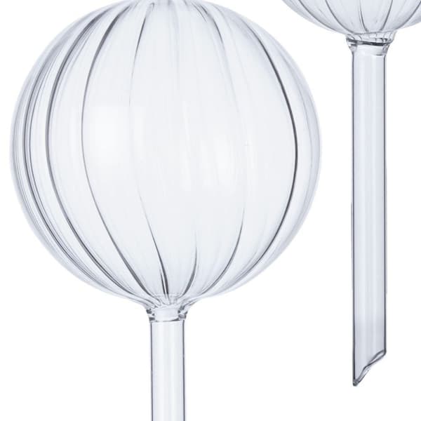 Vattningskulor för växter, glas, 2 st.