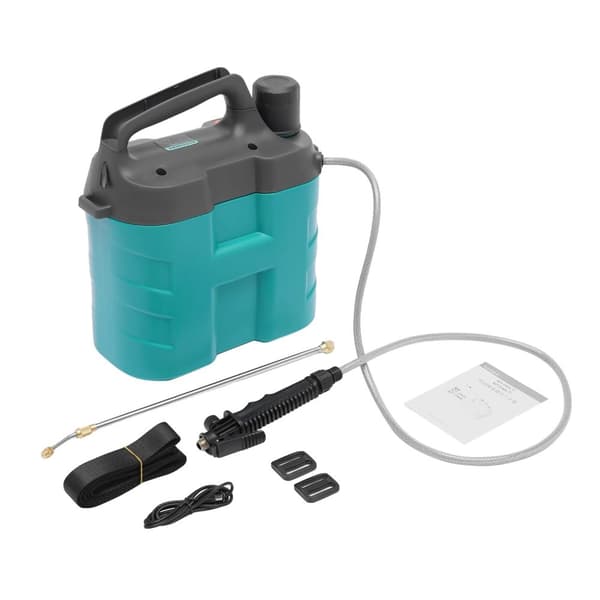 Batteridrevet sprøjte, 2,11 gallons kapacitet, justerbare sprøjteindstillinger,grøn
