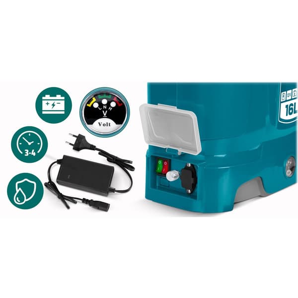 Batteridrevet sprøjte med blander Plonos PL-604