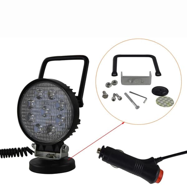 LED-työvalo, kannettava, magneettinen pohja