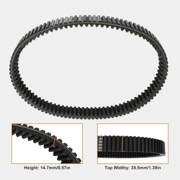 CVT-drivrem, 5-lagersdesign, enkel installation,4STK