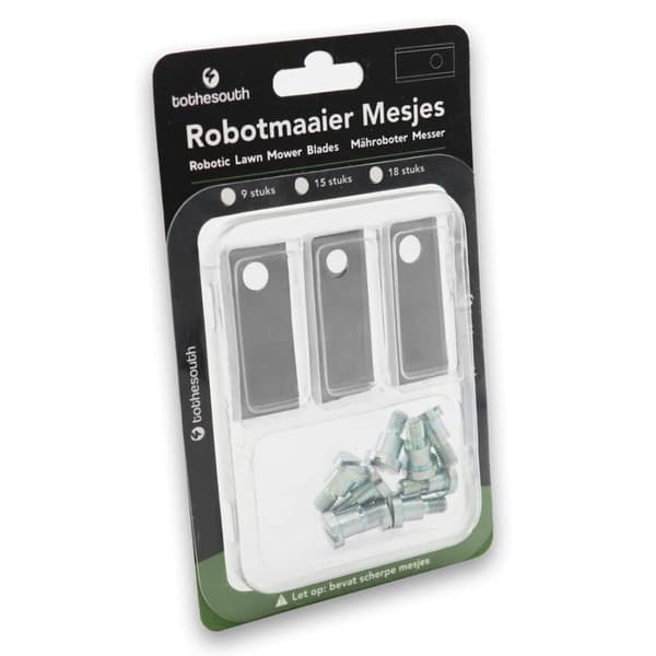 30 Stykker To the South® Knive til robotplæneklippere Stål egnet til Belrobotics Greenmow (Connected) - 30 Stykker