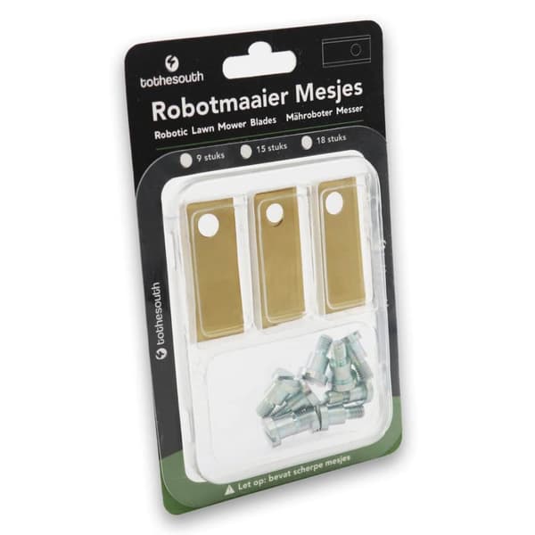 3 Stykker To the South® Knive til robotplæneklippere Titan egnet til Belrobotics Farmow - 3 Stykker