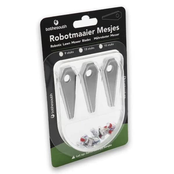 30 Stykker To the South® Knive til robotplæneklippere Stål egnet til Bosch Indego 10 C - 30 Stykker