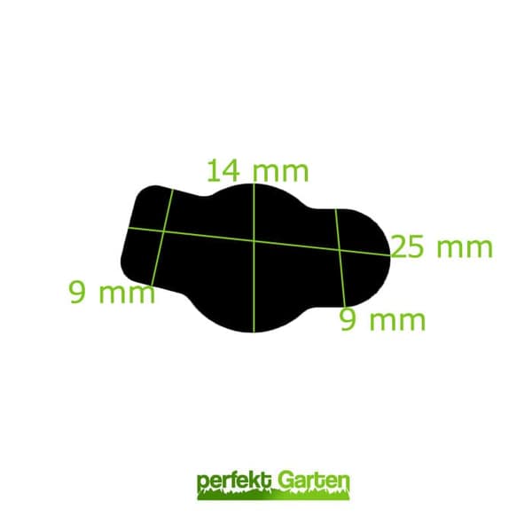 51 CM gräsklippare kniv för Güde Big Wheeler 508 510 512 515D Trike 4in1 A ES Vari-S