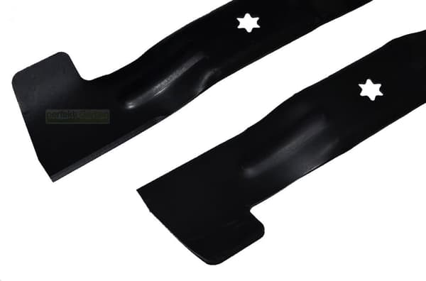 2 x 46,7 CM ruohonleikkurin veitsi varten MTD 742-04020 / 742-04021, 742-04020A / 742-04021A