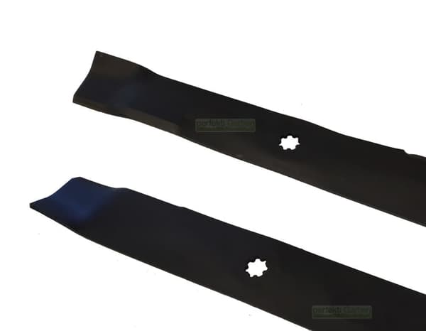 2 X 54 CM plæneklipper kniv til JOHN DEERE GX23227 GX23228 X130R X155R højre & venstre