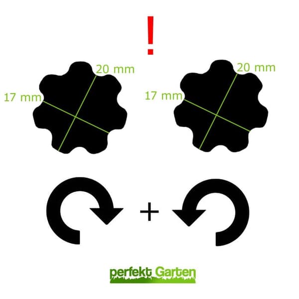 2 X 47,5 CM plæneklipper kniv til JOHN DEERE X115R X116R X117R X135R X146R X147R / SABO 92H