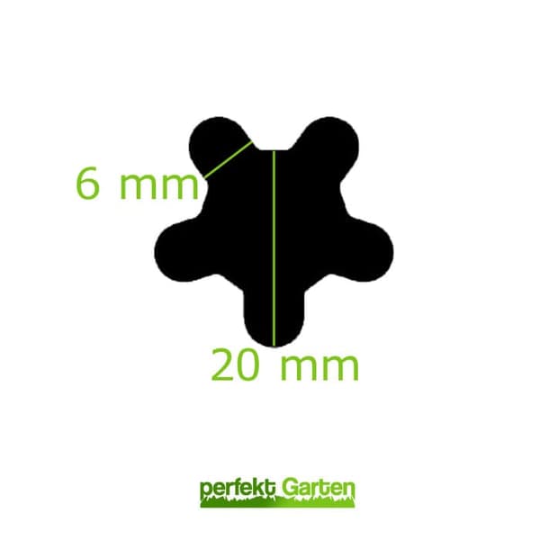 58 CM ruohonleikkurin veitsi varten Partner P185117H / Craftsman 289280 / 532405380